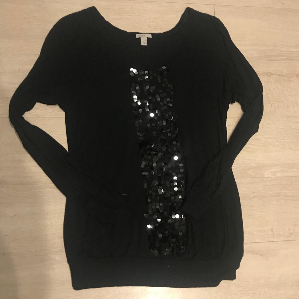 Old navy sequined long sleeve tunic